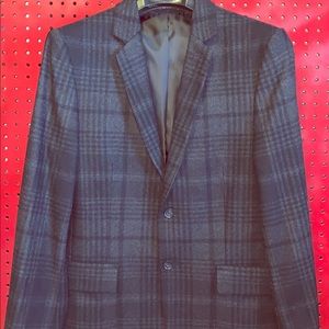 Express men’s patterned wool blazer